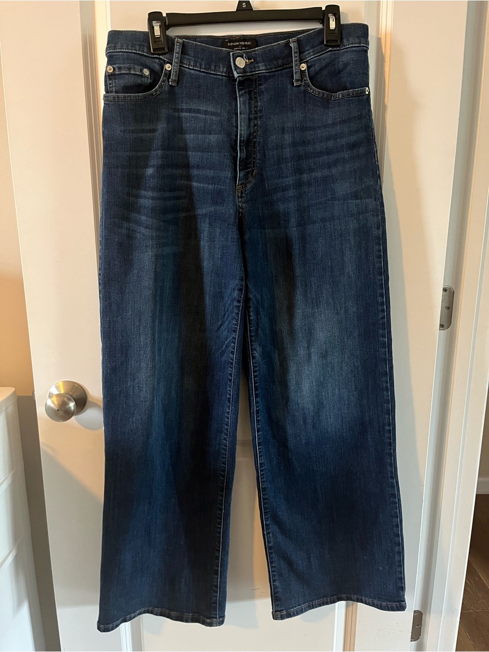 Banana Republic Dark Blue High Rise Wide Leg Women’s jeans